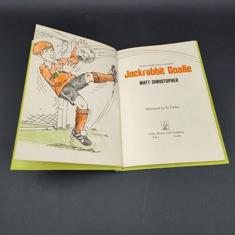 1978 Jackrabbit‎ Goalie Matt Christopher Weekly Reader Hardcover BB28.1GU1438